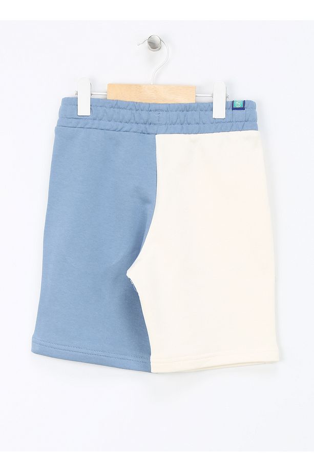 Lastikli Bel Normal Mavi Erkek Çocuk Şort 67927220-READY SET BETTER Shorts TR - 2