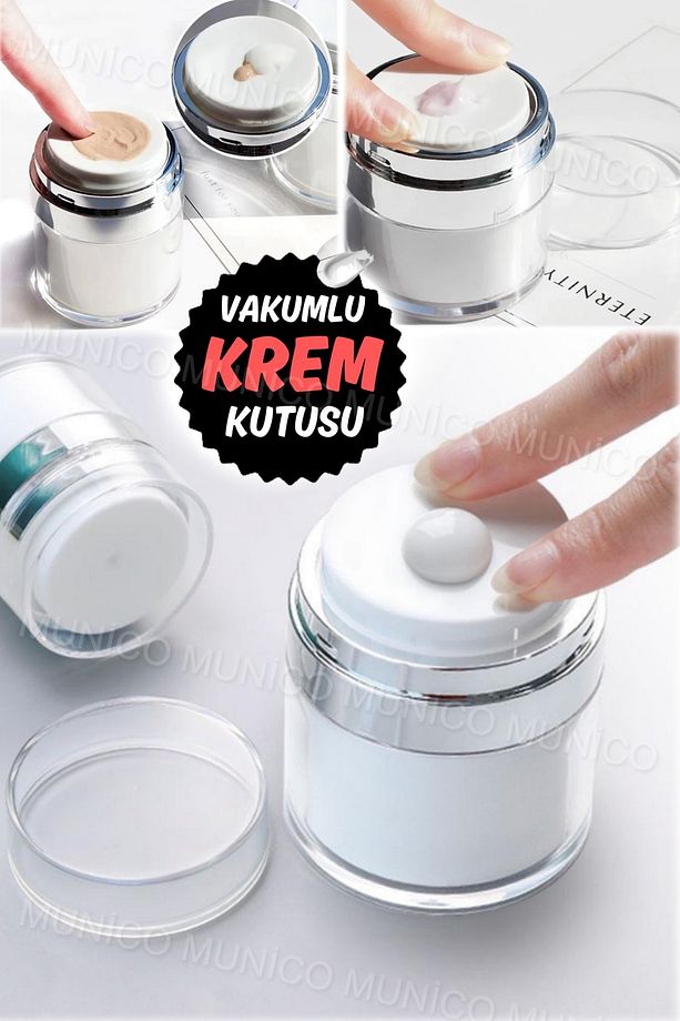 Pompalı Krem Kutusu,Krem Taşıma Ve Saklama Kutusu Seyahat İçin Krem Ve Fondoten Kutusu Kaliteli Şişe - 9
