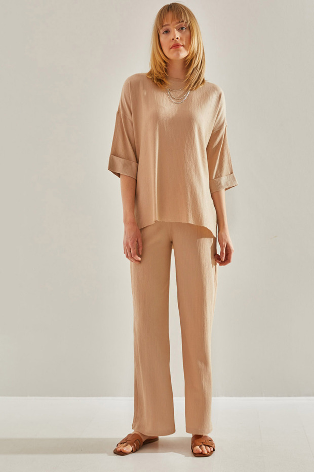 Γυναικείο σετ Basic Κάτω Μπλούζα - 1