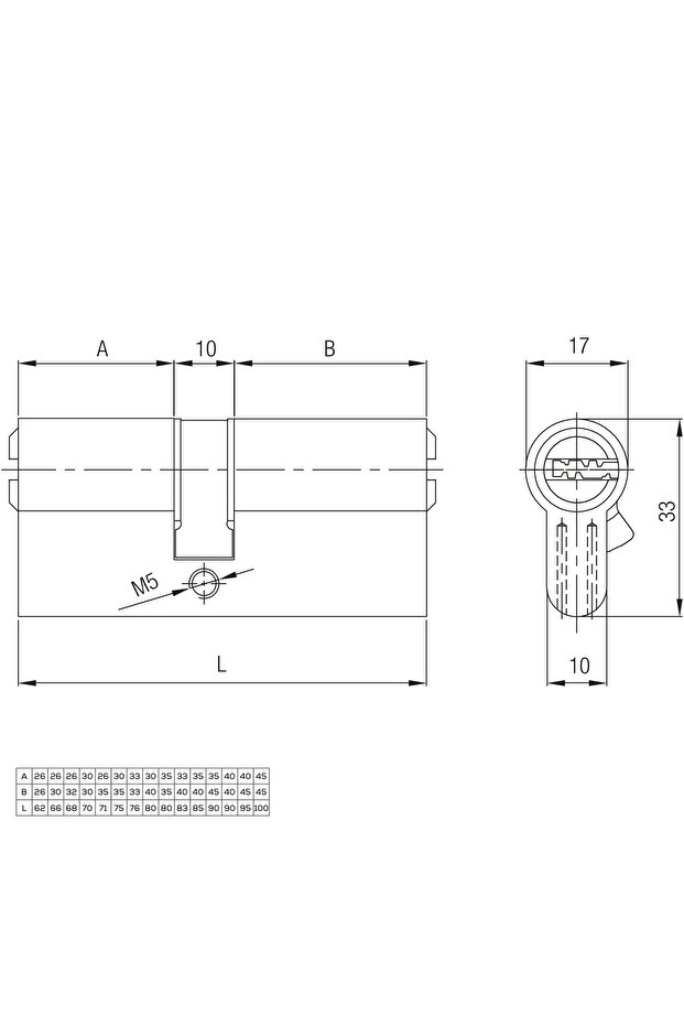 KALE 164 SM / 164 SNC 15'Lİ ORTAK ANAHTAR / PASS SİSTEM (9 ADET 164 SM + 6 ADET 164 SNC) - 5