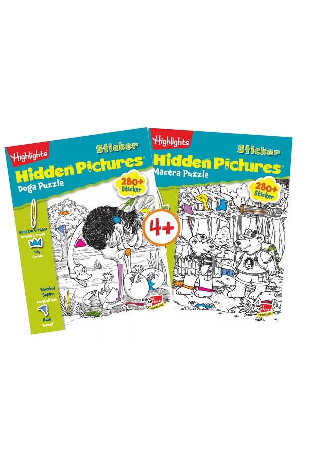 Sticker Hidden Pictures 2 Kitap