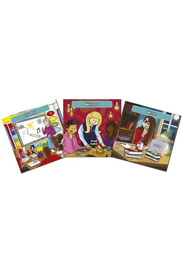 Brainbox 91023 Greenboard Meslekler (PEOPLE AT WORK) Hafıza Kart Oyunu - I?ngilizce - 2