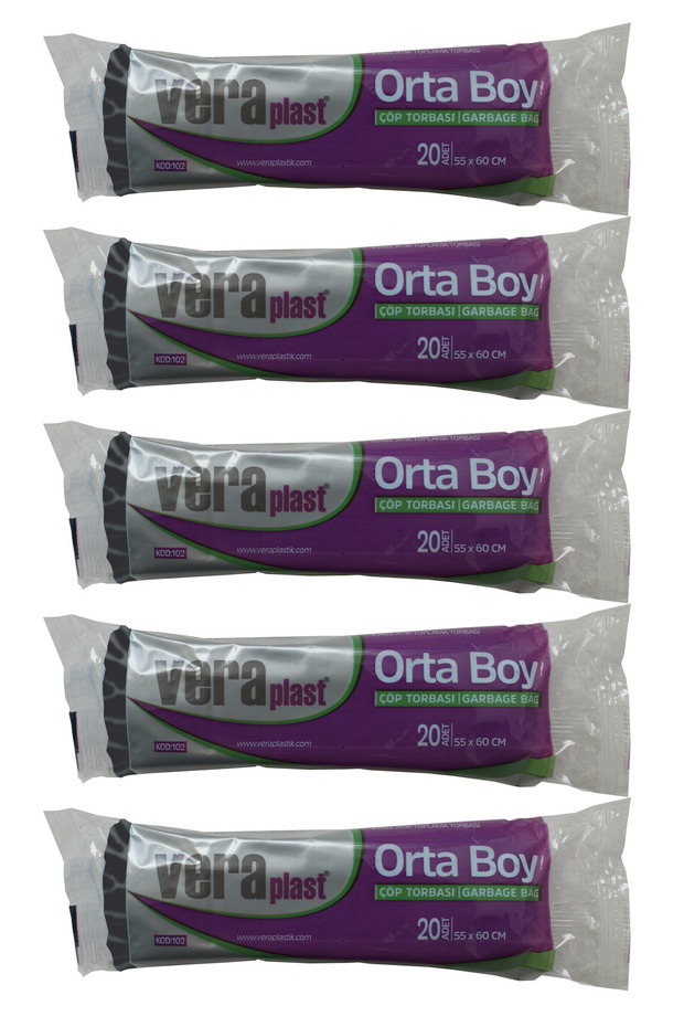 ORTA BOY 5*20'Lİ ÇÖP TORBASI