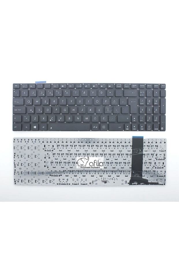 Asus 0KNB0-6621TU00 Notebook Klavyesi - Siyah - TR - 1