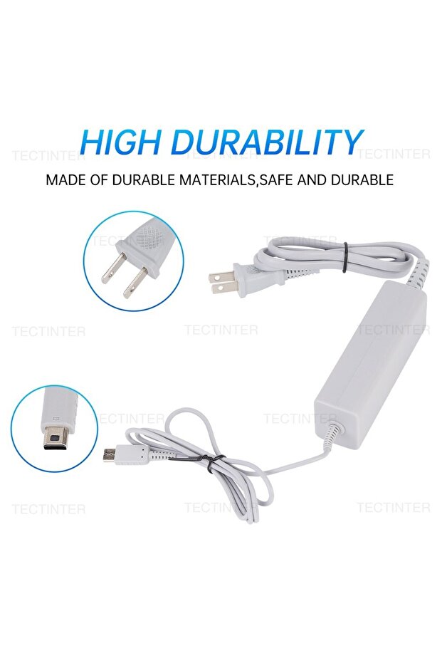 Eu Plug Ac Adapter Charger For Wii U Console Power Supply Cord Compatible With Nintendo Wii U Rem... - 5
