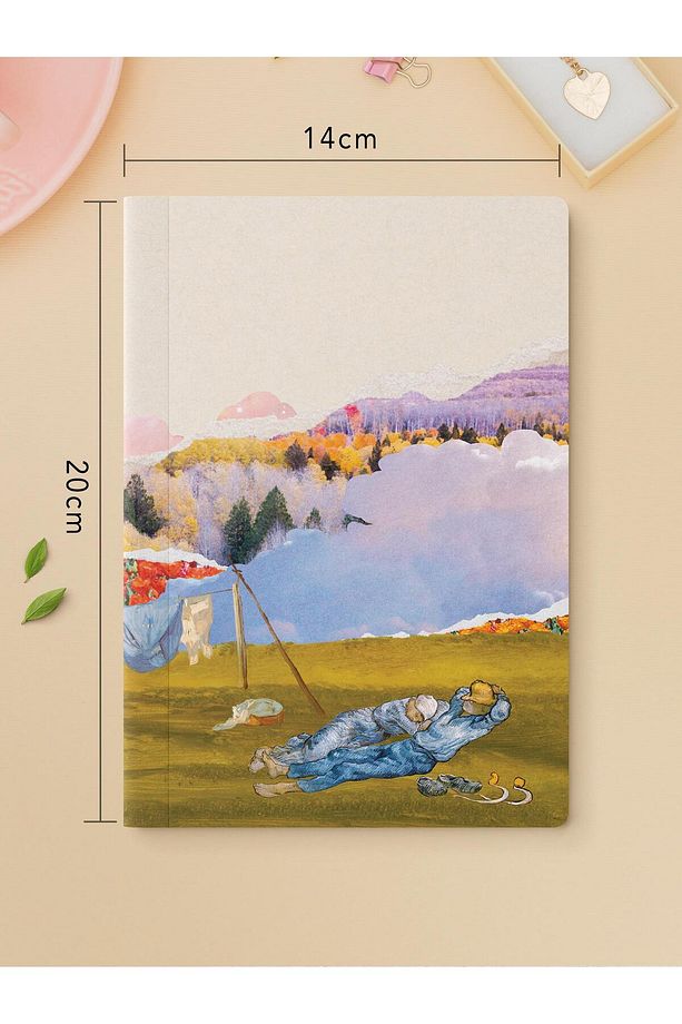 Çizgisiz Defter Seti, 3 Adet Not Defteri, Notebook Journal Seti, Anı Defteri, 64 Sayfa Orta Boy - 4