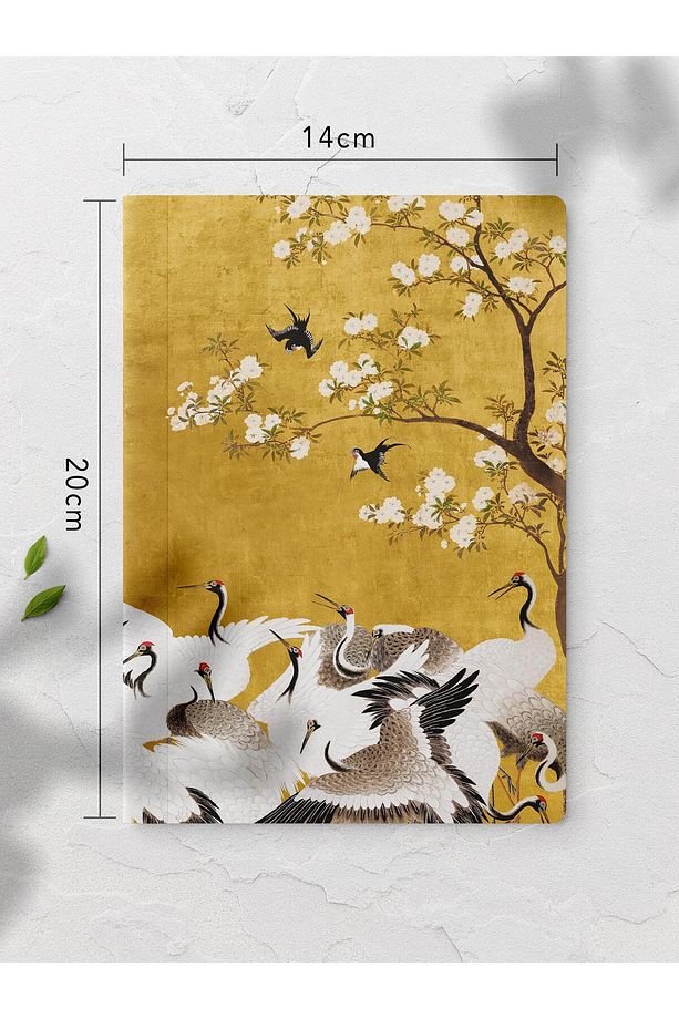Çizgisiz Defter, Vintage Retro Temalı Notebook, Not Defteri, Vintage Defter, 64 Sayfa 14*21cm - 2