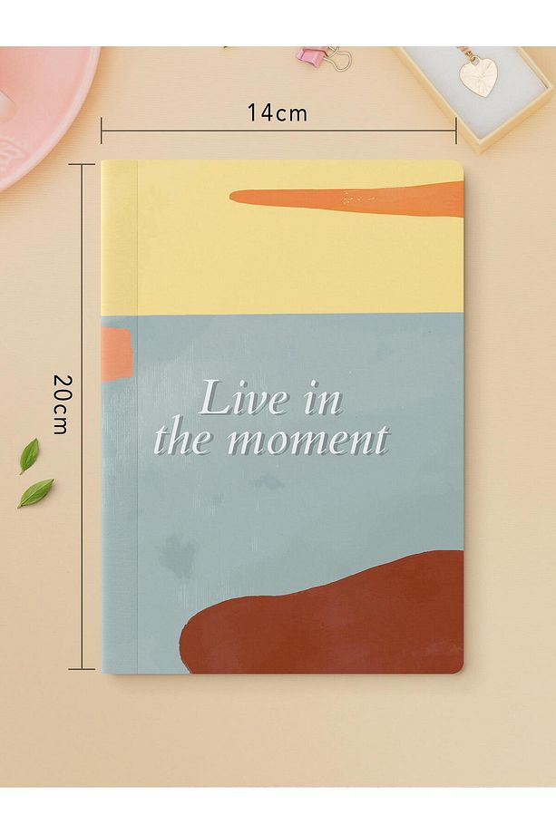 Çizgisiz Defter Seti, 3 Adet Not Defteri, Notebook Journal Seti, Anı Defteri, 64 Sayfa Orta Boy - 4