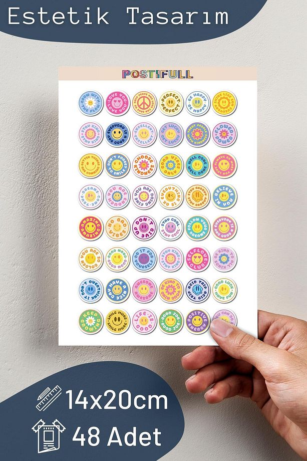 Planner Seti - Notepad Planlayıcı Seti - 260 Adet Stickerlı Defter Seti - 2 Adet, 15*21cm - 6
