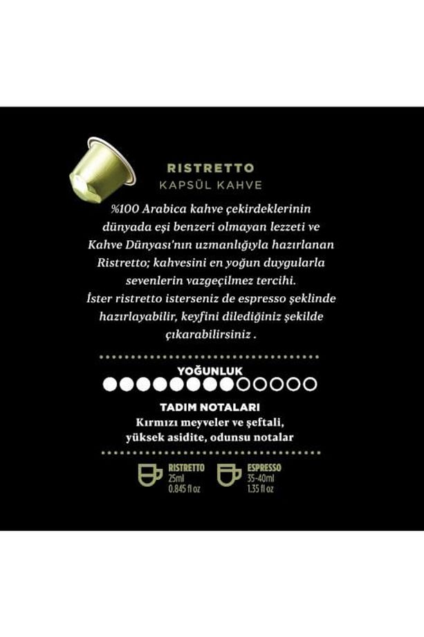 8 Master Rıstretto Kapsül Kahve x 5 Adet - 3