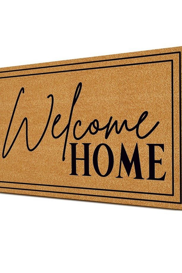 Paspas Welcome Home Desenli Kapı Önü Paspası 40 X 60 Cm - 2