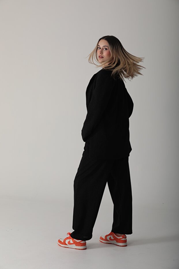 Oversize Payetli Ceket - 4