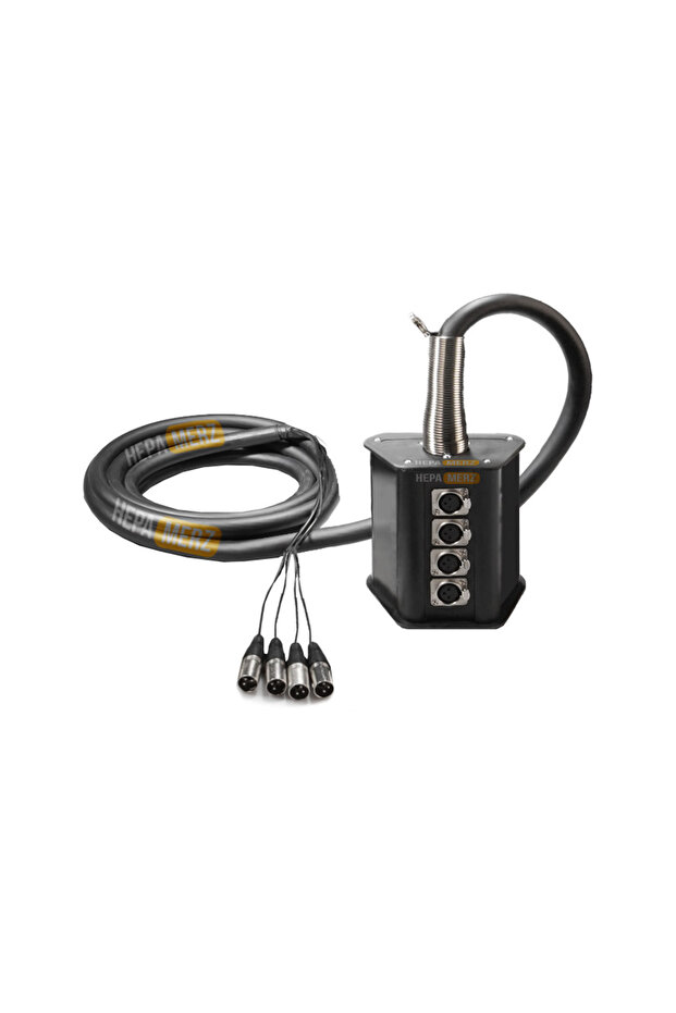 Hepa Merz Stage-4c-10m 4 Kanal 10 Metre Multicore Kablolu Hazır Stage Box - 1