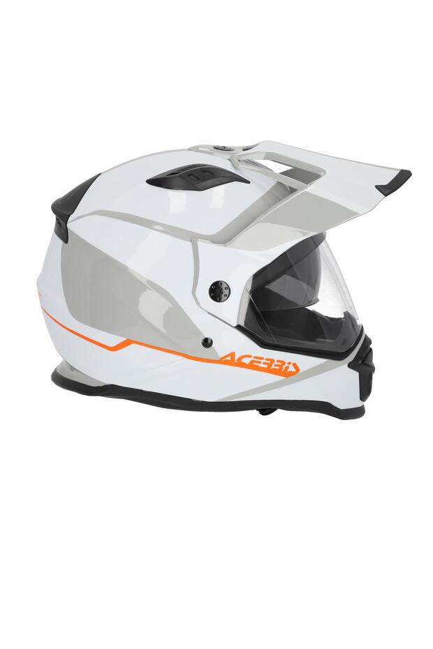 ACERBİS REACTIVE 22-06 KASK BEYAZ GRİ - 3