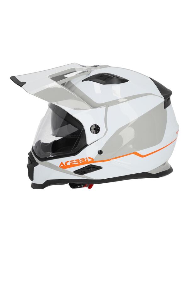 ACERBİS REACTIVE 22-06 KASK BEYAZ GRİ - 5