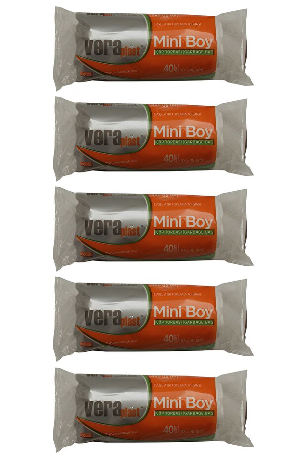 MİNİ BOY ÇÖP POŞETİ 5*40 ADET