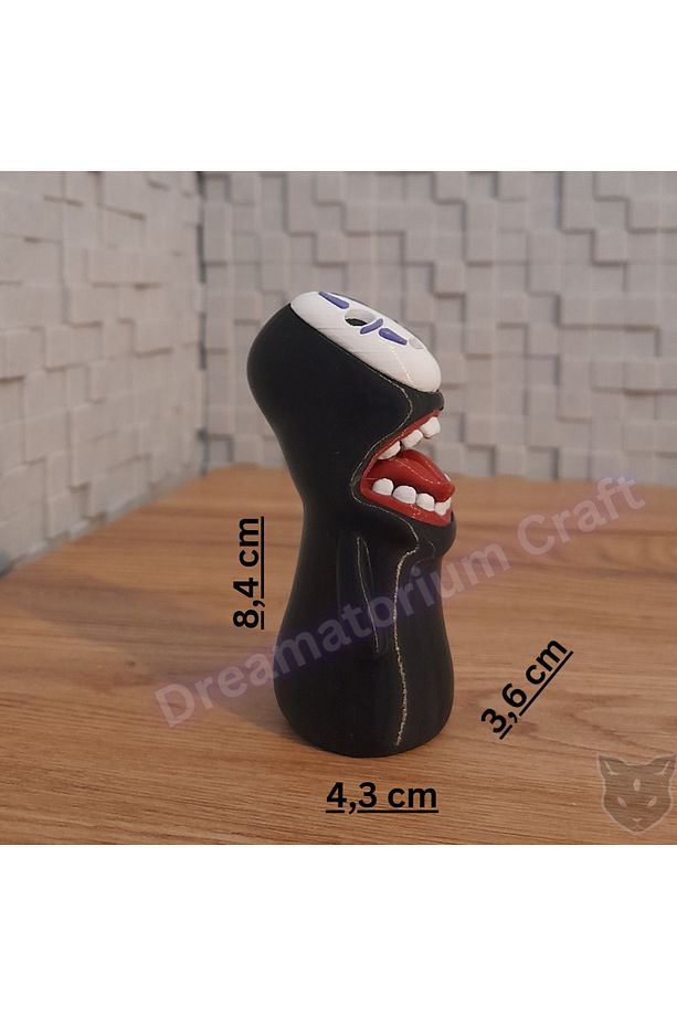 No Face / Faceless / Kaonashi Figürü Ghibli Studio - Açık Ağızlı - 7