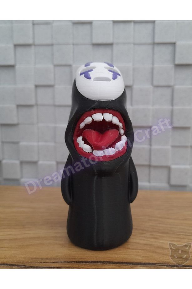 No Face / Faceless / Kaonashi Figürü Ghibli Studio - Açık Ağızlı - 2