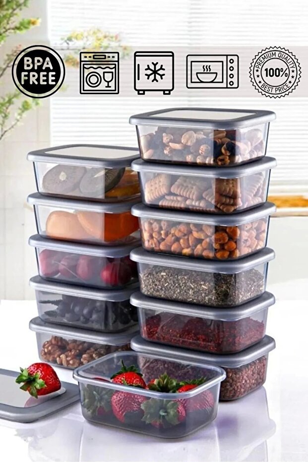 24 Pieces 250 ml Lunch Box Multi-Purpose Microwave Breakfast Storage Container
