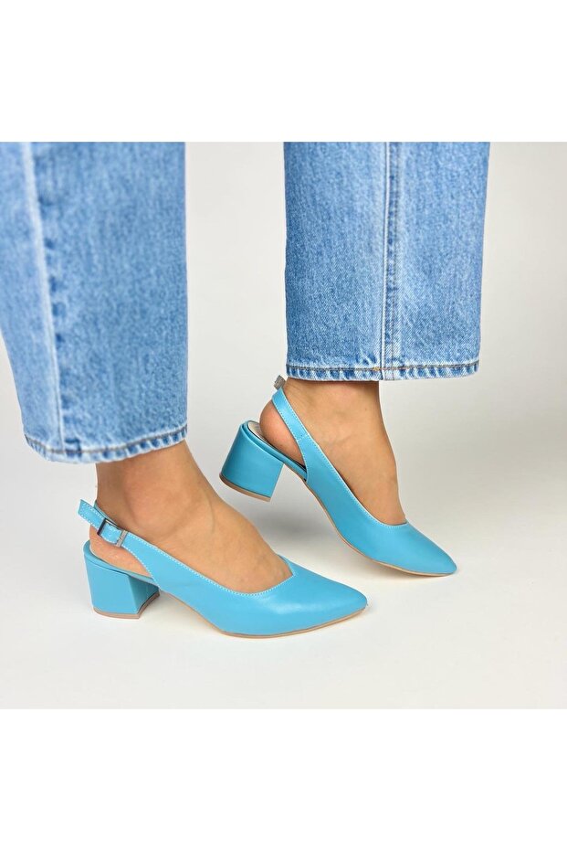 Palermo Blue 5 Cm Heeled Shoes
