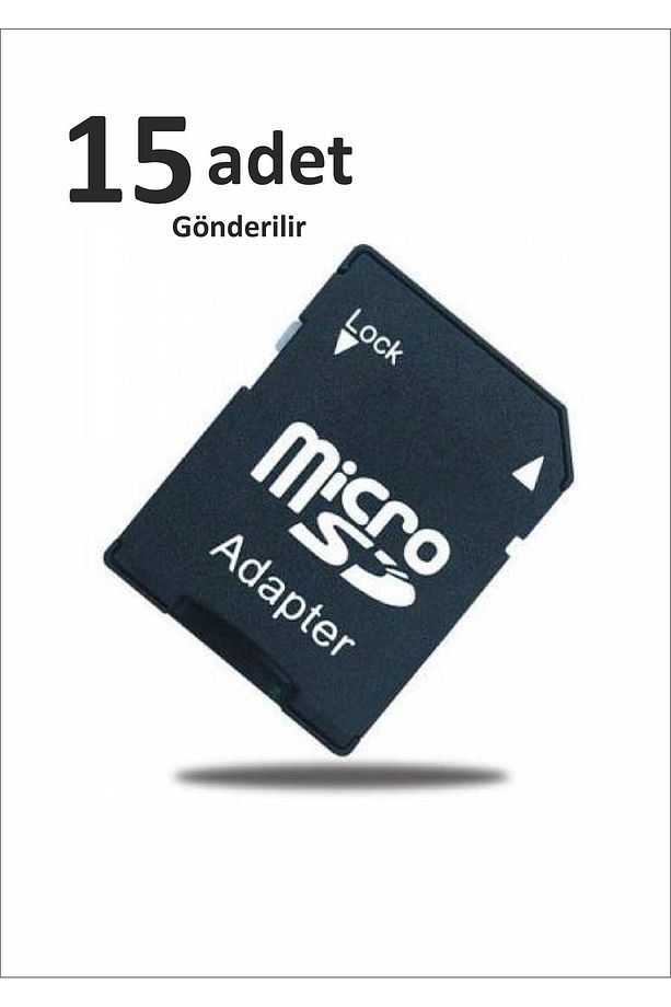 15 Adet Sd Hafıza Kart Adaptörü Mikro Sd Card Adapter - 1