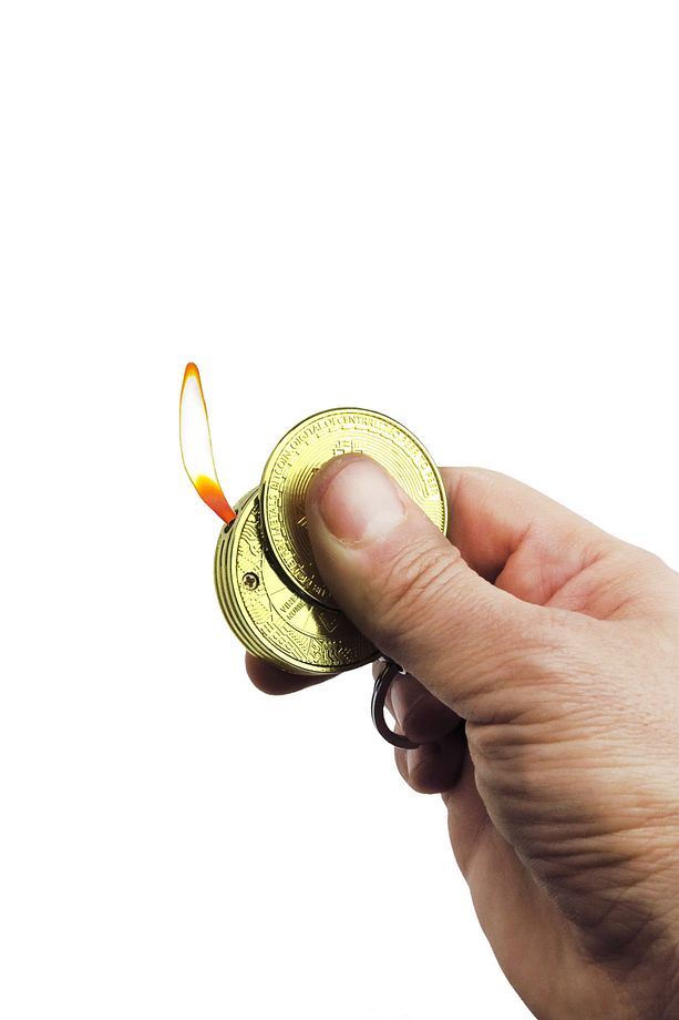 Bitcoin Görselli Gazlı Çakmak 1 Adet - 6