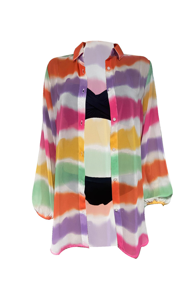 Jasmine Batik Plaj Gömleği - 1