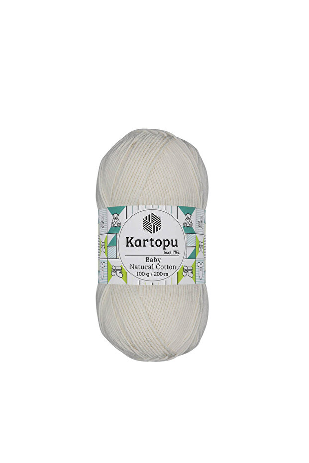 Baby Natural Cotton Hand Knitting Thread 100 Gr
