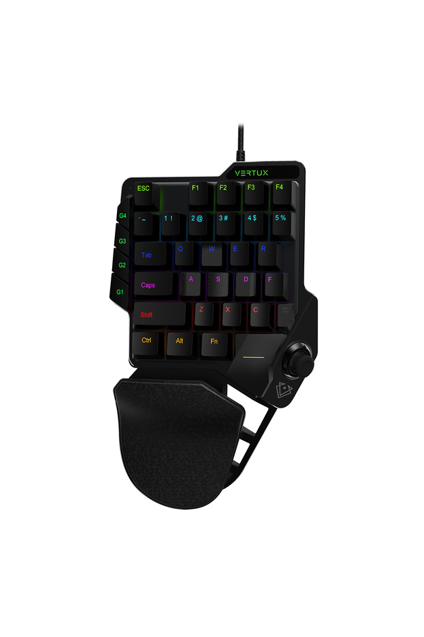 Combat QuickStrike™ Tek Elle Kontrol Tuş Takımı Joystick Destekli Oyuncu Gaming Klavye - 1