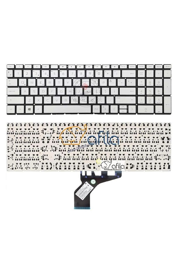 Hp 15-Dw0000, 15-Dw0000nt, 15-Dw00010nt Notebook Klavyesi Gri TR - 1