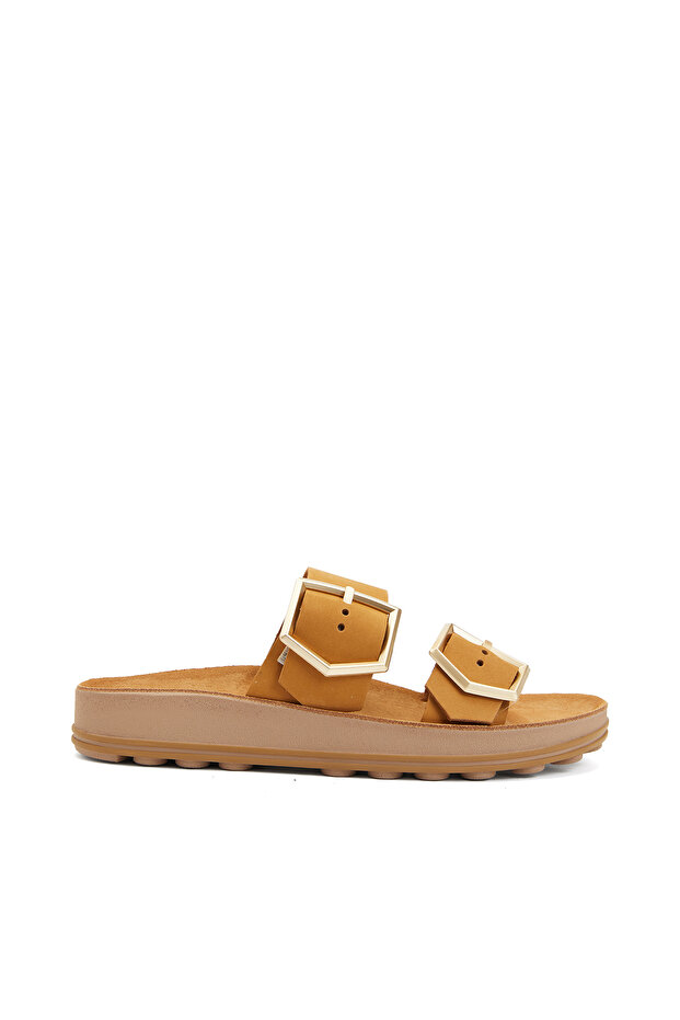 Taba Kadın Deri Terlik - 2