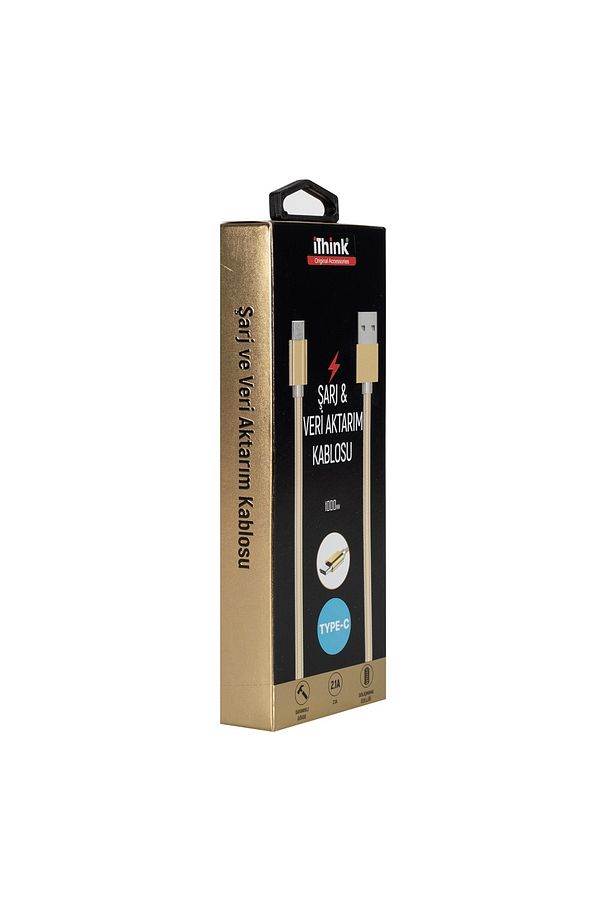 İTHİNK GOLD KABLO SPİRAL TYPE-C K24C - 2