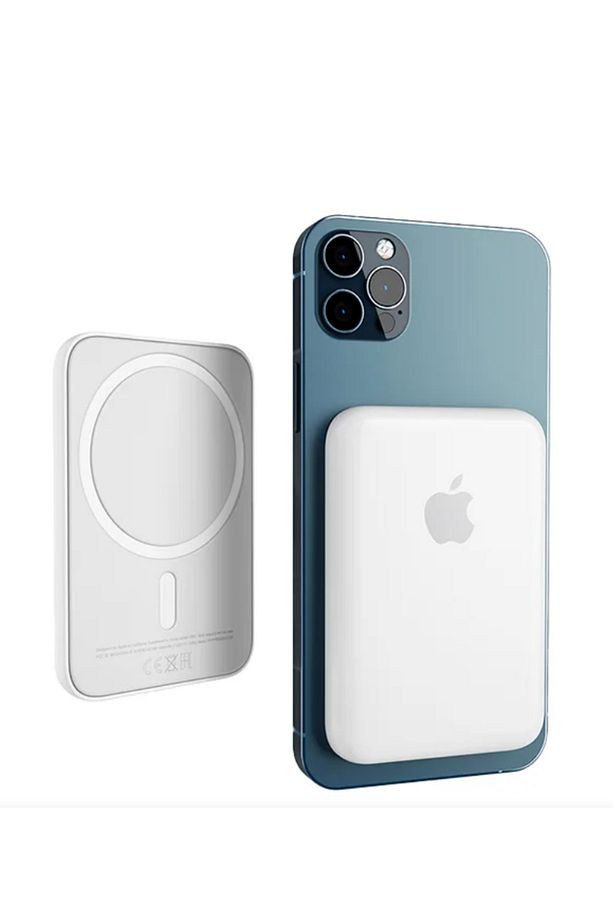 Iphone 10.000 Mah Magsafe Battery Pack Powerbank Kablosuz Şarj Ios /x/11/12/13/14/15 Uyumlu - 5