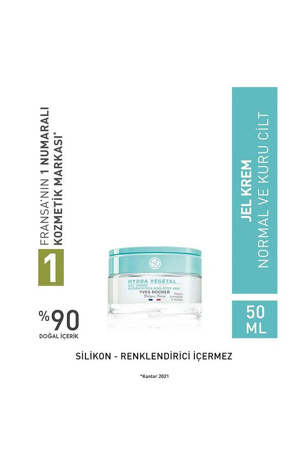 Jel Krem - Normal ve Kuru Cilt / Hydra Vegetal-50 ml - 1
