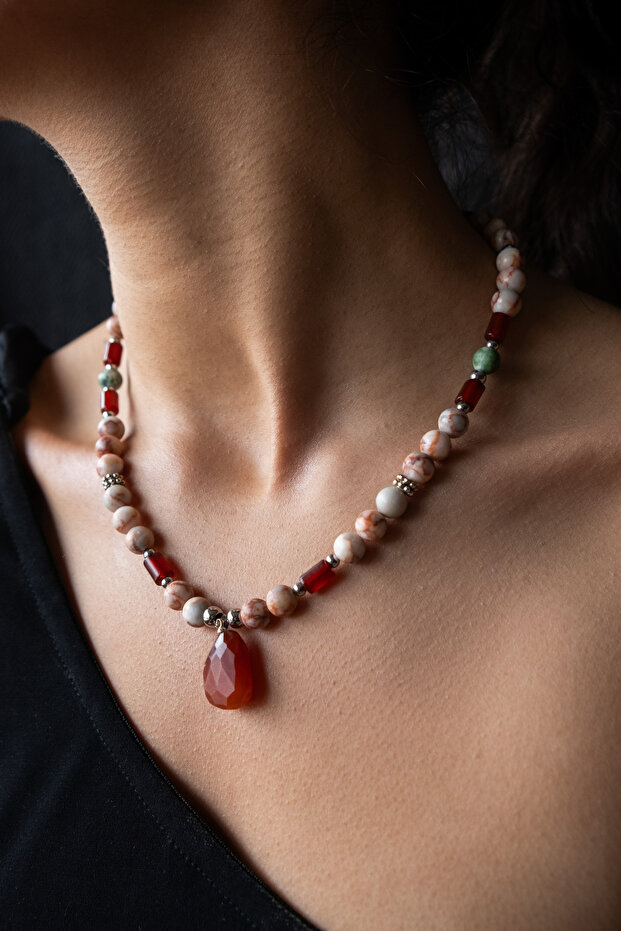 Stone Agate Necklace - 3