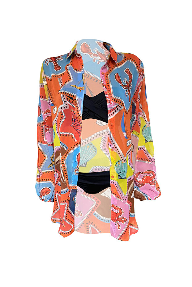 Jasmine Lobster Plaj Gömleği - 1