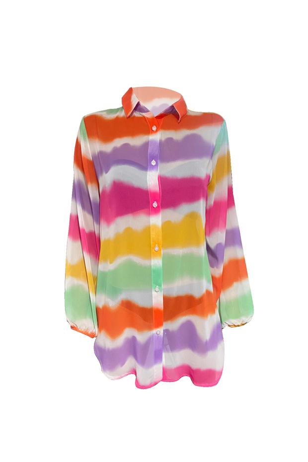 Jasmine Batik Plaj Gömleği - 4