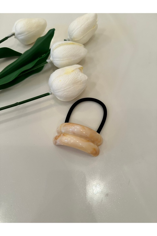 مشبك مطاطي على شكل عظمة منحنية - 1