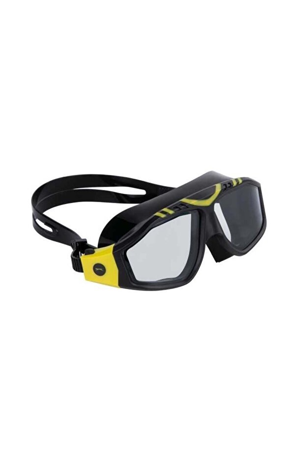 GL6 Smoke Blck Blck Yellow Adult Swimming Goggles
