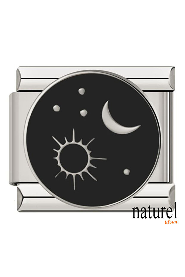 Italian Stainless Steel 9mm Night Charm