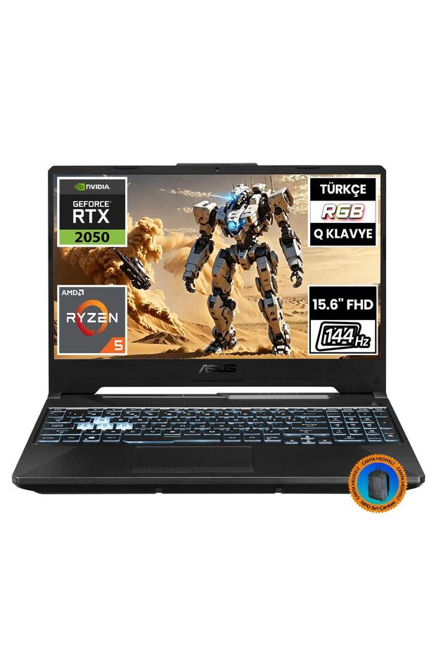 TUF Gaming A15 FA506NF-HN050A14 Ryzen5 7535HS 32GB 1TBSSD+2TBSSD RTX2050 15.6" FullHD FreeDOS T - 1