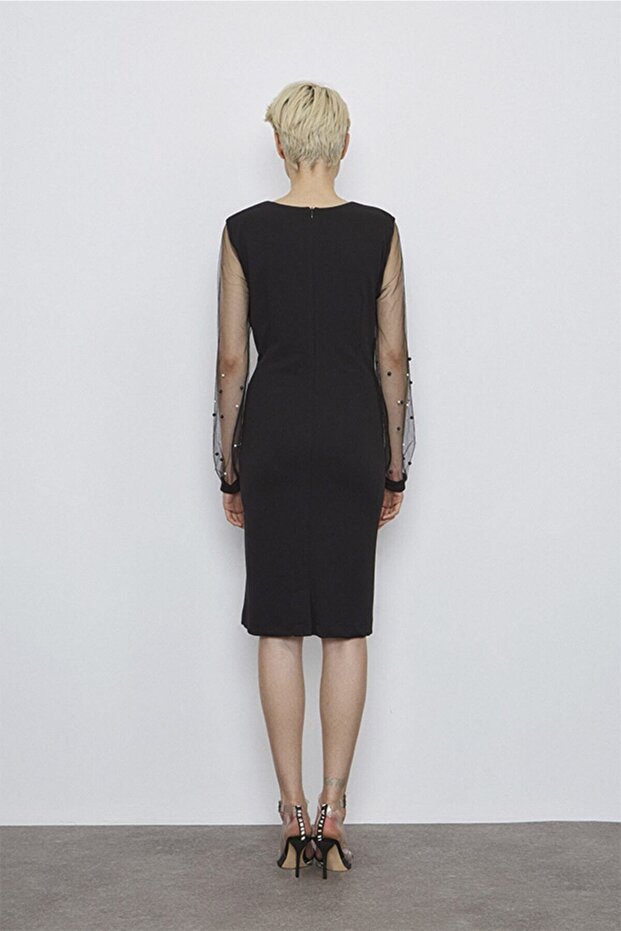 Inci Detaylı Elbise - 8