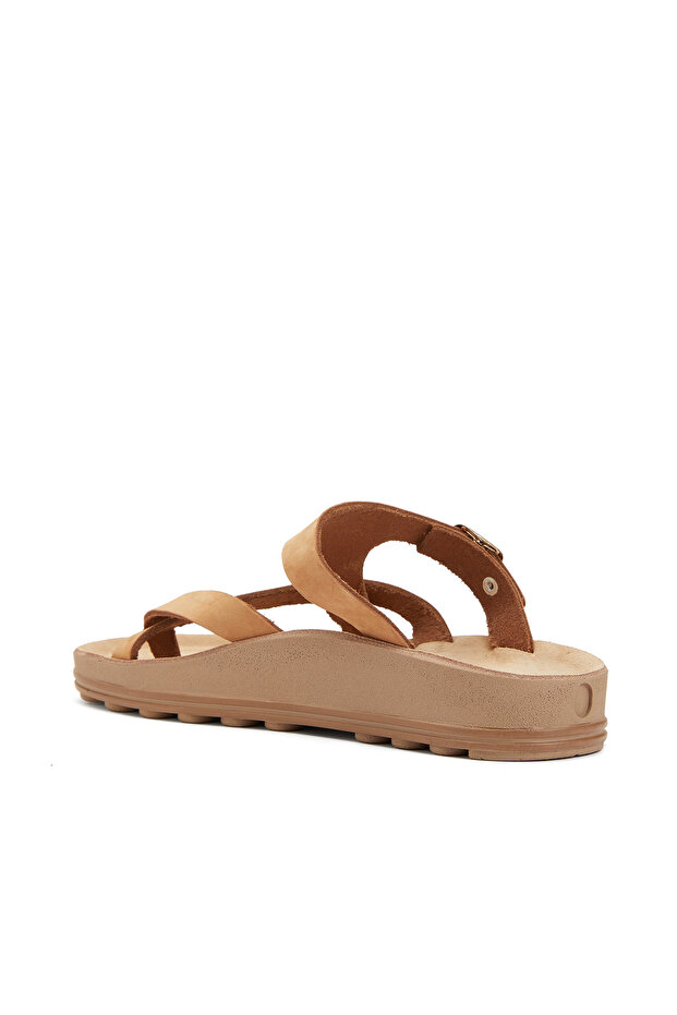 Taba Kadın Deri Terlik - 3