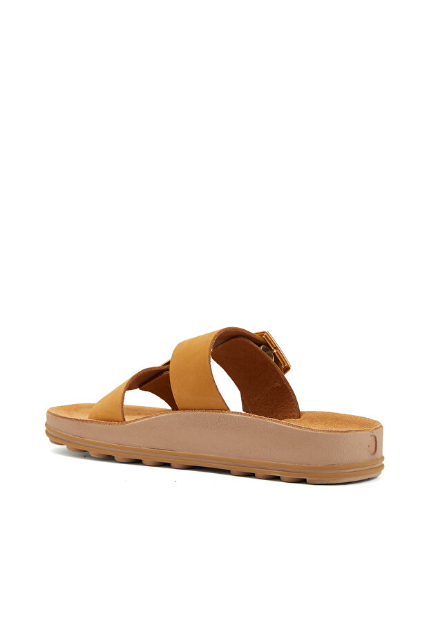 Taba Kadın Deri Terlik - 3