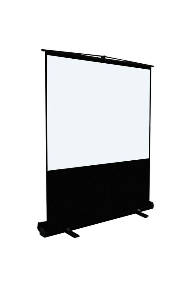 145x82 cm Taşınabilir Portatif Pull Up Floor Screen Projeksiyon Perdesi - 1