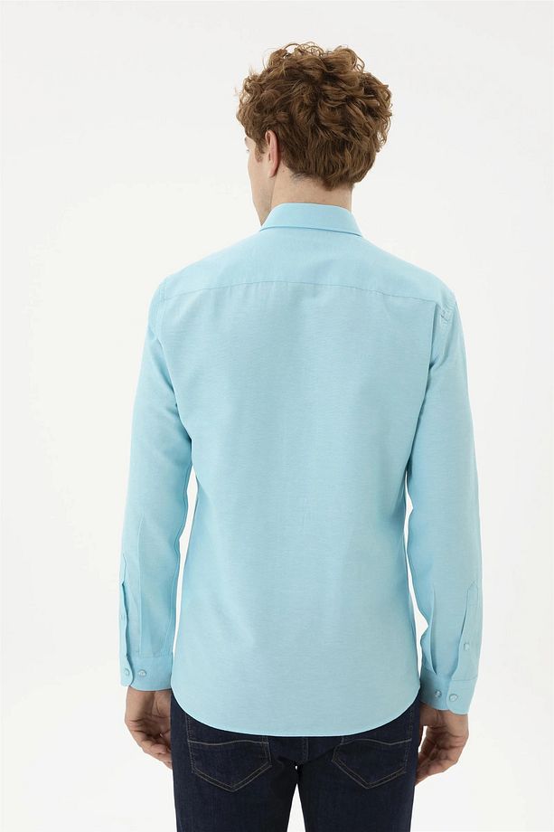 U.S. Polo Assn Erkek Uzun Kollu Basic Gömlek - 5