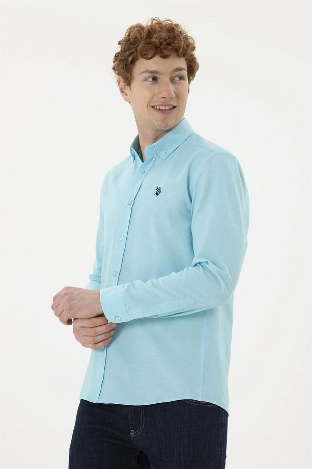 U.S. Polo Assn Erkek Uzun Kollu Basic Gömlek - 3