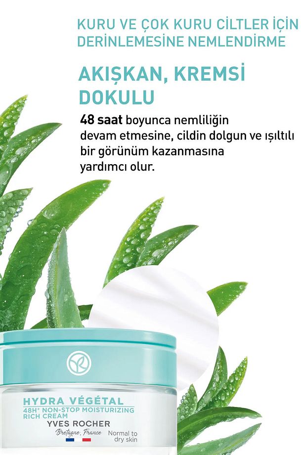 Yoğun Krem - Normal ve Kuru Cilt / Hydra Vegetal-50 ml - 4