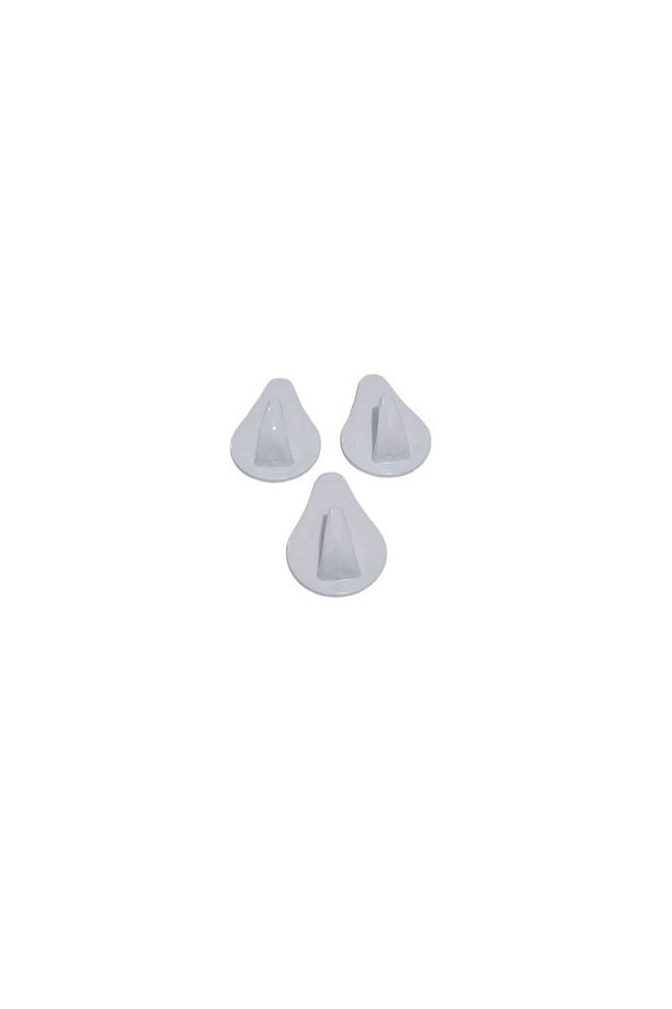 Qlux 3'lü Plastik Yapışkanlı Askı 00787 - 1