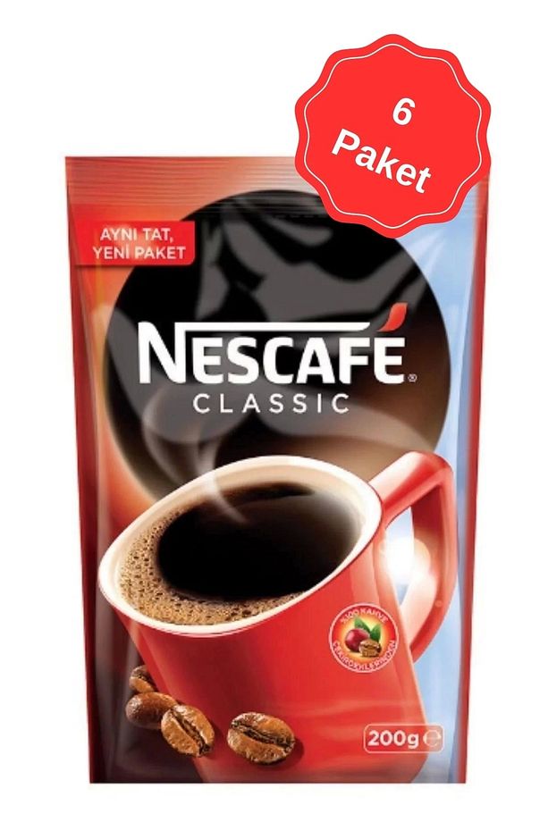 Classic Çözünebilir Kahve Ekopaket 200G x 6 Adet - 1